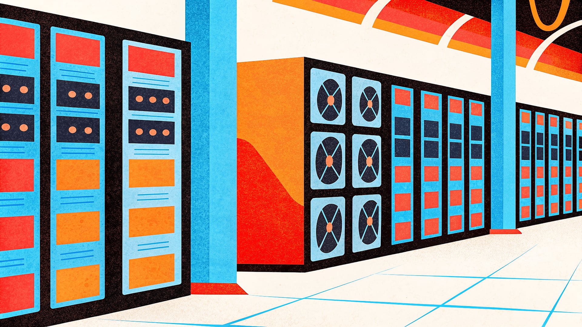 абстрактная иллюстрация управляемого цикла обновлений Windows Server