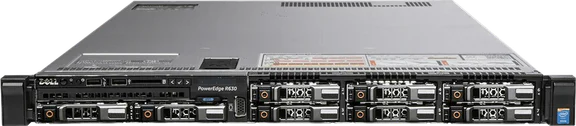 PowerEdge R630 - 8× 2.5" диски спереди