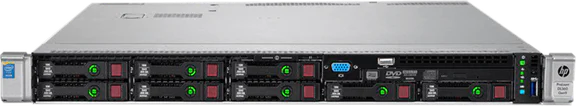 ProLiant DL360 Gen9 - 8× 2.5" диски спереди